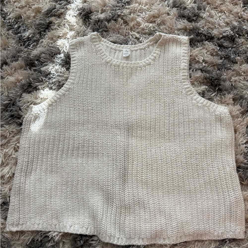 Old Navy Cream Knit Sweater